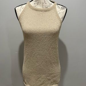 NWT Women’s tan sweater tank top | size S